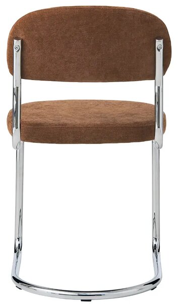 Unique Furniture Terakotová čalouněná jídelní židle Griffin