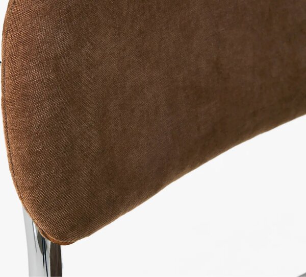 Unique Furniture Terakotová čalouněná jídelní židle Griffin