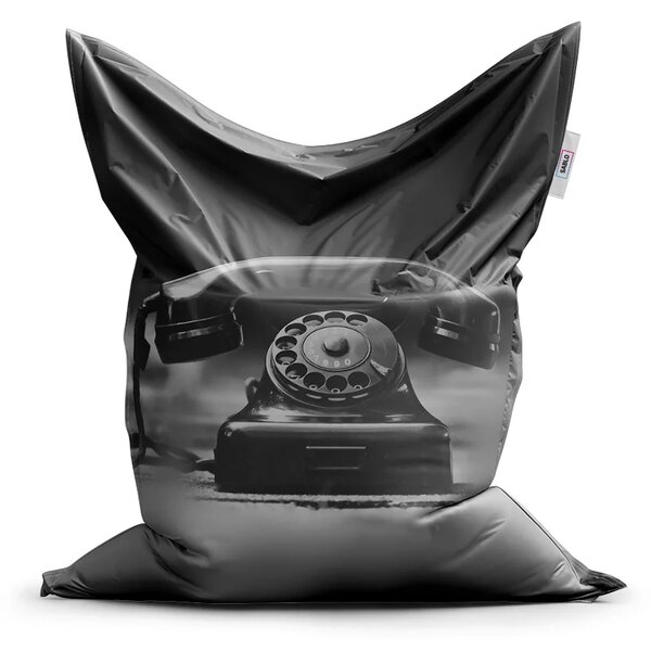 Sablio Sedací vak Classic Starý telefon - 150x100 cm