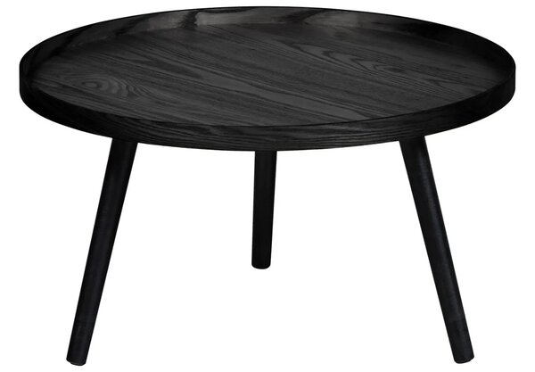 WOOOD Černý dřevěný konferenční stolek Mesa 60 cm
