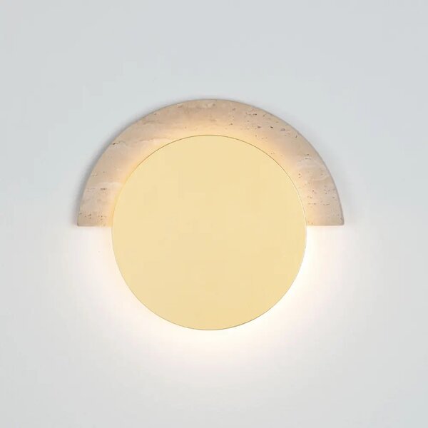 Nova Luce Travertinové nástěnné LED světlo Molli 17 cm
