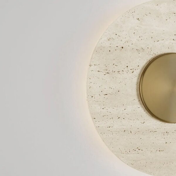 Nova Luce Travertinové nástěnné LED světlo Ember 30 cm