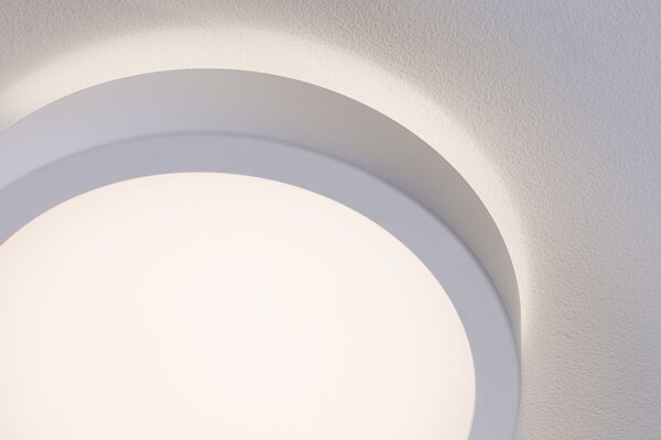 Paulmann 78923 Aviar, bílé koupelnové svítidlo, 13W LED 3000K stmívatelné, prům.22cm, IP44