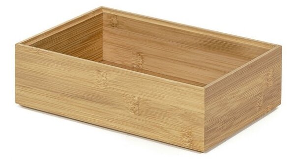 Organizér Compactor Bamboo Box, 22,5 x 15 x 6,5 cm, přírodní dřevo