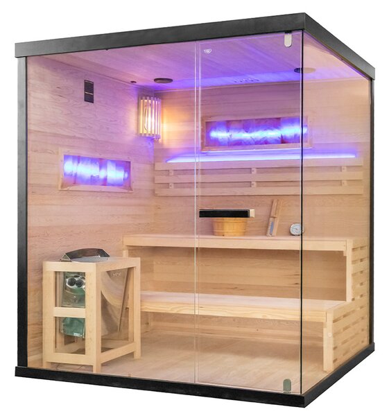BPS-koupelny Finská sauna Relax HYD-4785 180x160, 4-5 osob