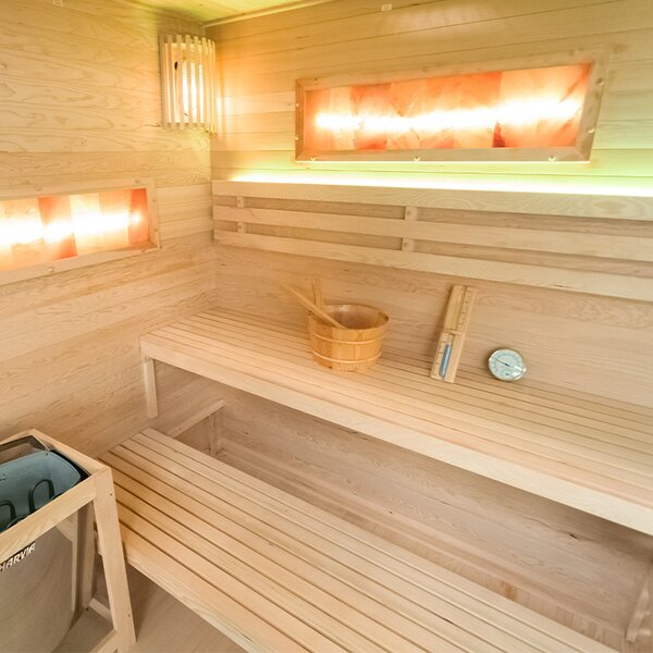 BPS-koupelny Finská sauna Relax HYD-4785 180x160, 4-5 osob