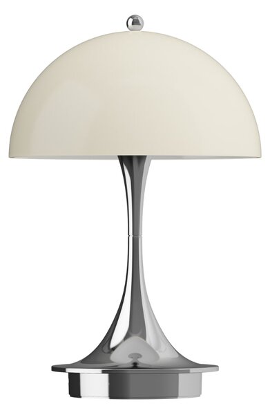 Přenosná lampa Panthella 160 V3 Opal Beige/Chrome