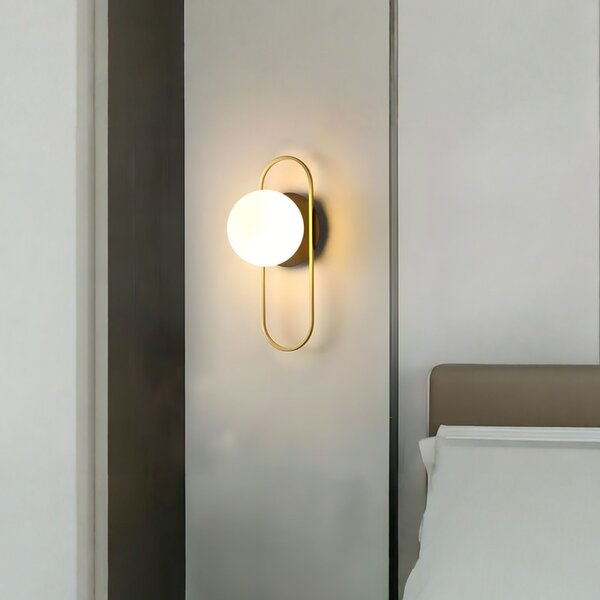 Toolight Nástěnné osvětlení Minimalist APP1756-1W zlaté kartáčované