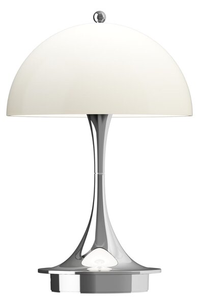 Přenosná lampa Panthella 160 V3 Opal Beige/Chrome