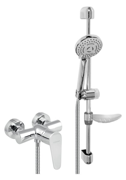 Novaservis Novaservis, Koupelnová sada sprchová Titania Fresh, chrom, 96065KIT-0