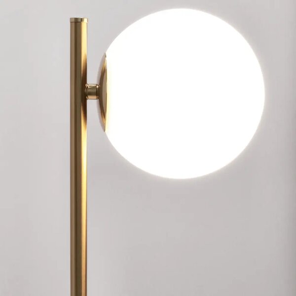 Bizzotto Zlatá mramorová stolní lampa Halen 58 cm
