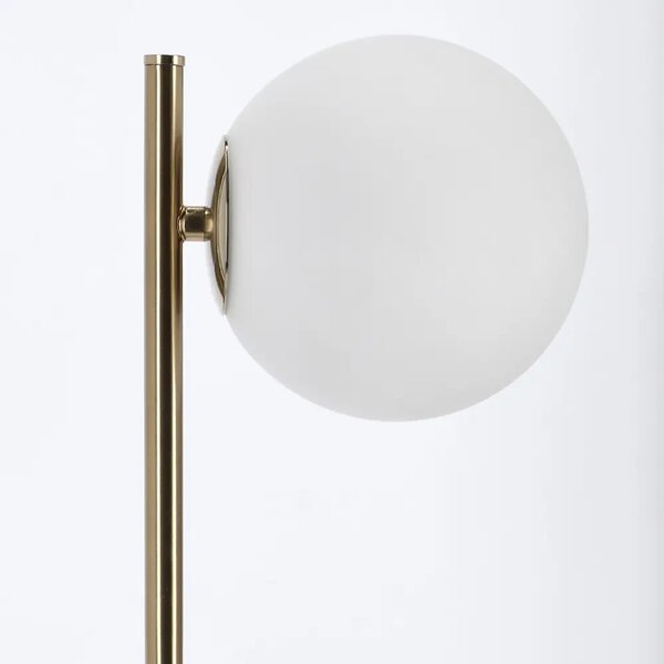 Bizzotto Zlatá mramorová stolní lampa Halen 58 cm