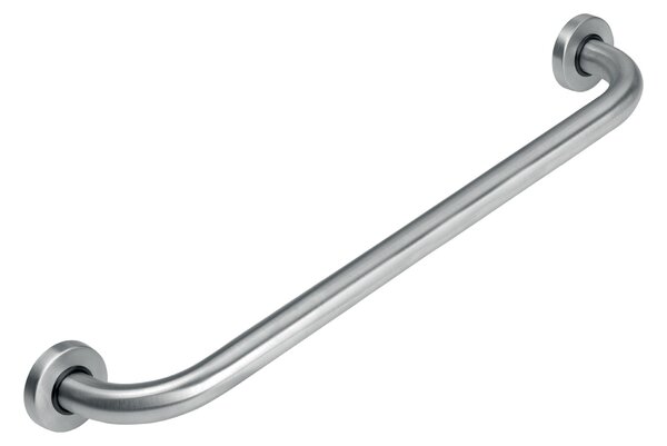 Novaservis, Madlo rovné 600 mm s krytkami kartáčovaná nerez, R6661-4