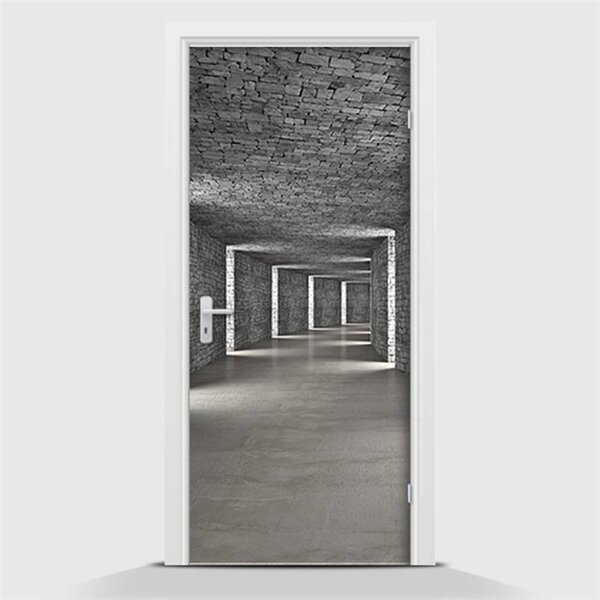 Samolepící fototapeta - Abstrakt chodba 95 x 210cm