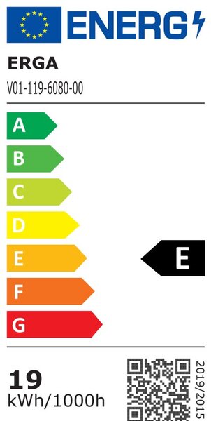 Erga Evelyn, LED zrcadlo 60x80cm, 2185 lm, 6500K, zadní osvětlení, ERG-V01-119-6080-00