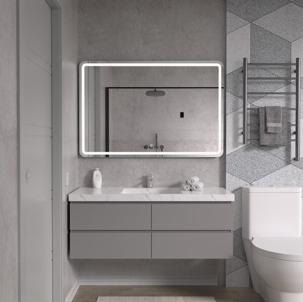 Erga Isabella, LED zrcadlo 120x80cm, 3105 lm, 6500K, přední/zadní osvětlení, ERG-V01-129-1280-00