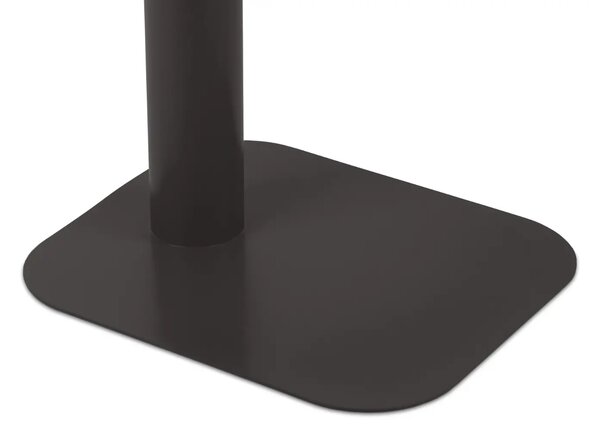 Micadoni Černý kovový odkládací stolek Jackson 40 x 30 cm