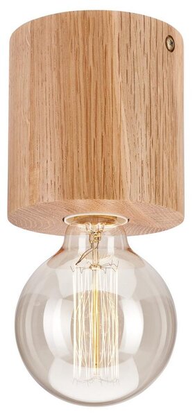 Stropní svítidlo OAK 1xE27/60W/230V dub pr. 10,5 cm