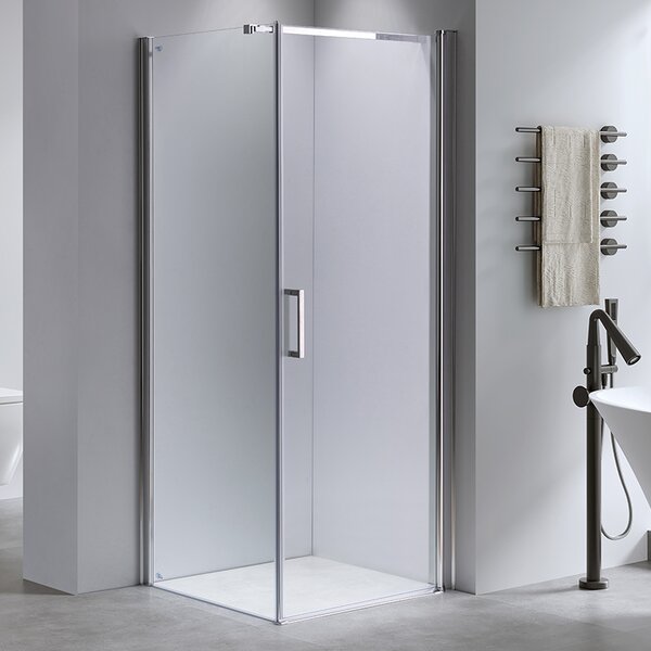 BPS-koupelny Čtvercový sprchový kout HYD-SK1190B 90x90 chrom/transparent - bez vaničky