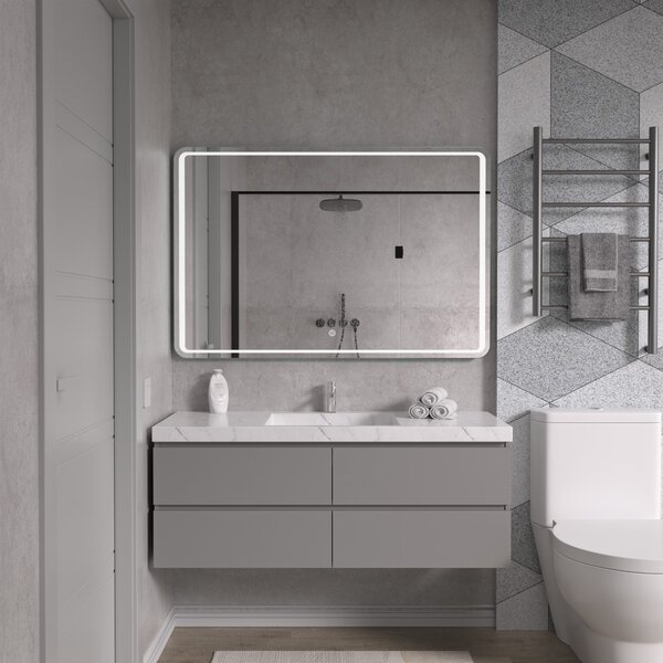 Erga Mia, LED zrcadlo 120x80cm, 3105 lm, 6500K, přední/zadní osvětlení, ERG-V01-117-1280-00
