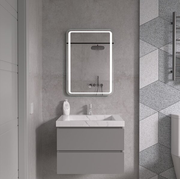 Erga Mia, LED zrcadlo 50x70cm, 1840 lm, 6500K, přední/zadní osvětlení, ERG-V01-117-5070-00