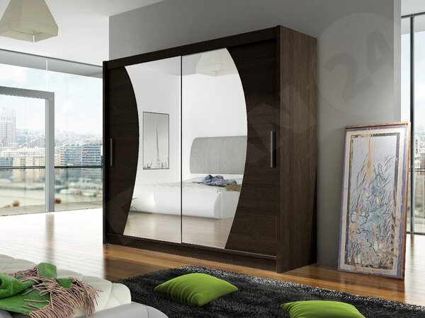 Skříň London IX, Barva: černá 5902928050776