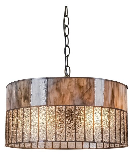 Prezent 210 - Lustr na řetězu TIFFANY 2xE27/60W/230V