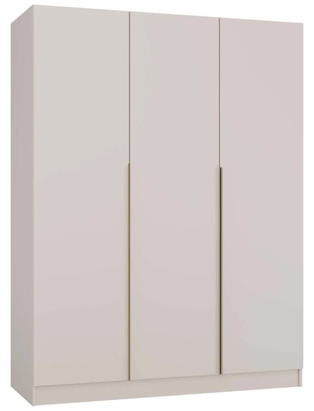 Třídveřová šatní skříň 150 cm CELARI - kašmír