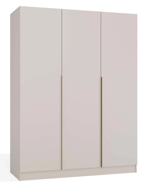Třídveřová šatní skříň 150 cm CELARI - kašmír