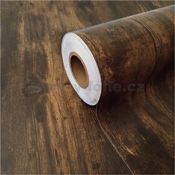 Speciální renovační fólie 99-6335, rozměr 90 cm x 21 m, ořech Seattle, DIMEX