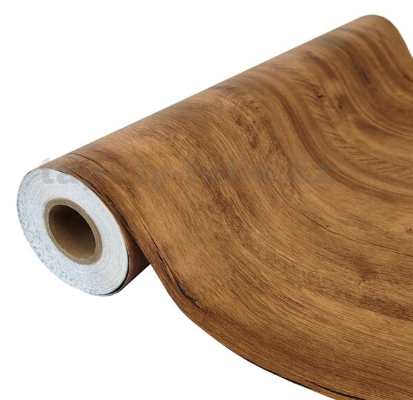 Speciální renovační fólie 99-6325, rozměr 90 cm x 21 m, kaštan Denver, DIMEX