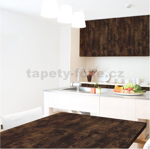 Speciální renovační fólie 99-6335, rozměr 90 cm x 21 m, ořech Seattle, DIMEX