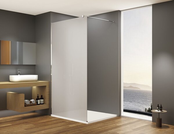 Bruckner Bruckner, SPITZA sprchová zástěna WALK-IN, 800mm, matné sklo, 750.082.1