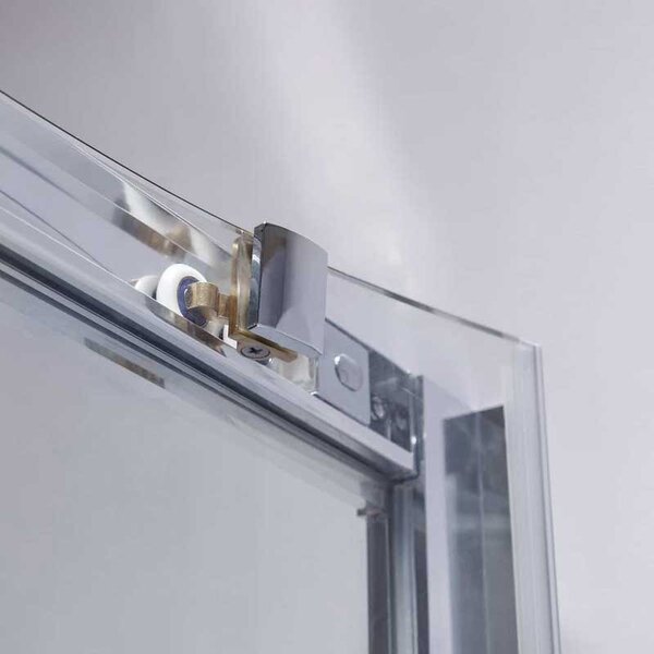 BPS-koupelny Čtvrtkruhový sprchový kout HYD-RK101B 90x90 cm chrom/transparent + vanička HYD-RSV-SXL01B bílá