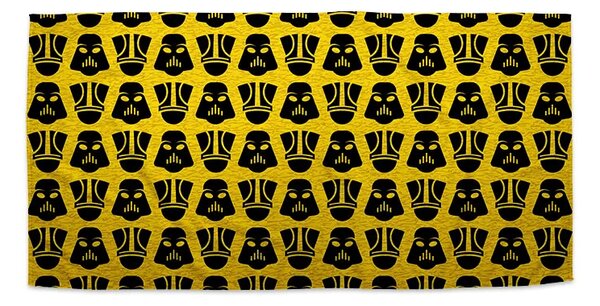 Sablio Ručník Star Wars Stormtroopeři Pattern na žluté - 30x50 cm