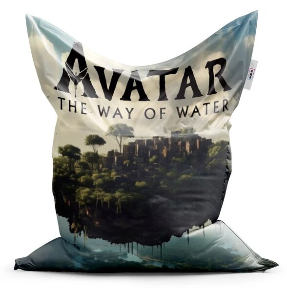 Sablio Sedací vak Avatar The Way of Water Létající město - 150x100 cm