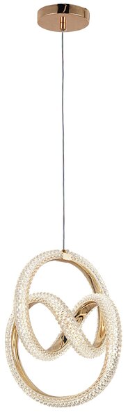 Toolight Toolight, LED závěsné svítidlo 24W, 4000K, G068-CP, zlatá, OSW-08665
