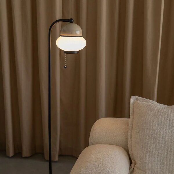Zuiver Béžová kovová stojací lampa BUMBLE 130 cm