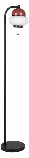 Zuiver Červená kovová stojací lampa BUMBLE 130 cm