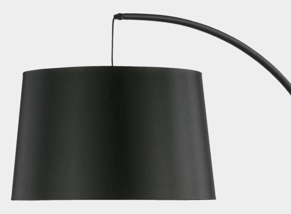 Stojací lampa HANG 1xE27/25W/230V černá