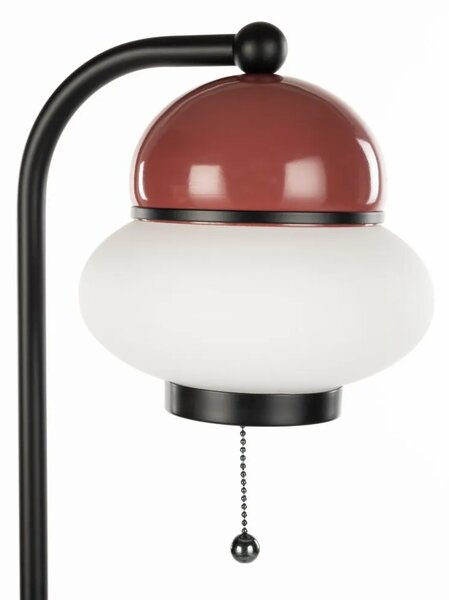 Zuiver Červená kovová stojací lampa BUMBLE 130 cm