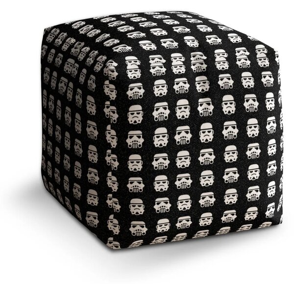 Sablio Taburet Cube Star Wars Stormtrooper Pattern - 40x40x40 cm