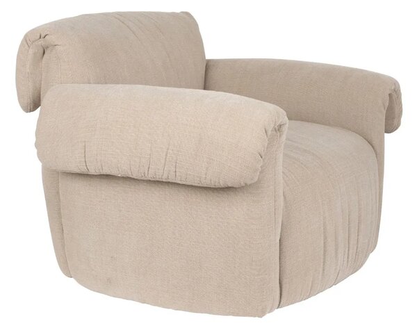Zuiver Béžové lounge křeslo PUFFY
