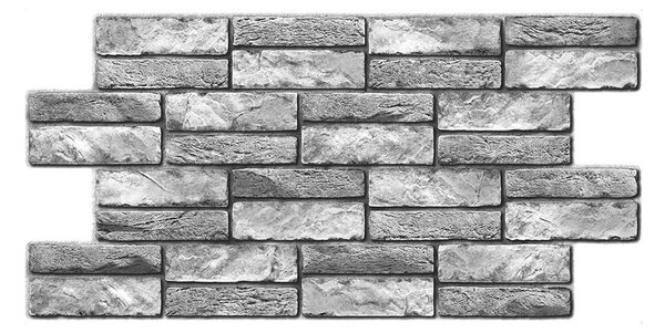 TP10019926 PVC obkladové 3D panely GRACE Kamenná zeď šedá světlá