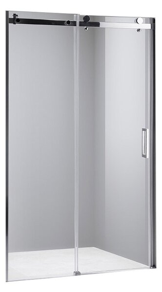 BPS-koupelny Posuvné sprchové dveře HYD-PD03F 140 cm chrom/transparent pro instalaci do niky - bez vaničky