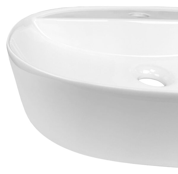 Mereo, Mereo Umyvadlo na desku bez přepadu, 505x385x120 mm, keramické, MER-UC513912O
