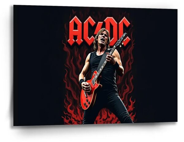 Sablio Obraz ACDC Kytarista - 90x60 cm