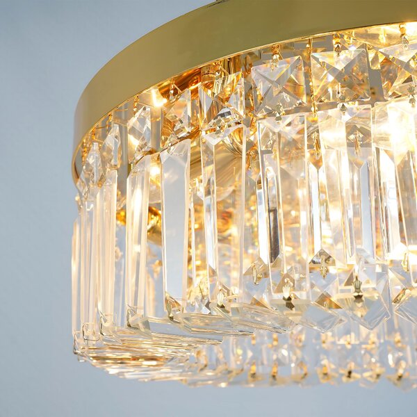 Toolight Toolight, stropní svítidlo 50cm, 6xE14, APP1728-6C, zlatá lesklá, OSW-06353