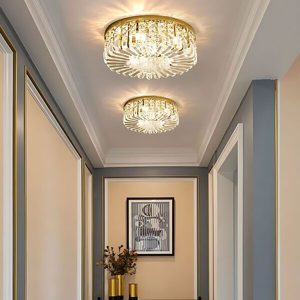 Toolight Toolight, stropní svítidlo 50cm, 6xE14, APP1728-6C, zlatá lesklá, OSW-06353