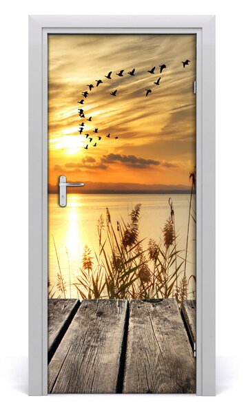 Fototapeta na dveře samolepící západ slunce 75x205 cm